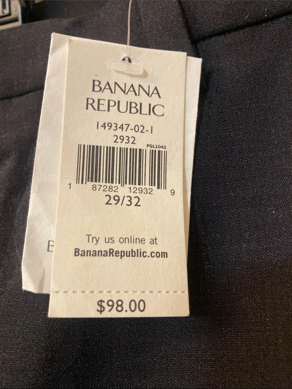 Banana Republic Men's Black Dress Pants